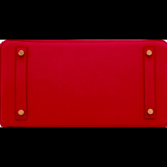 💯 AUTHENTIC Hermes Birkin Rouge Casque 2008/9 - Picture 4 of 14